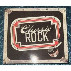 Playlist Plus: Classic Rock by Various Artists (CD, Apr-2008, 3 Discs, Hip-O)